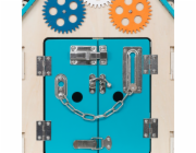 2Kids Toys Activity board Domeček tyrkysový