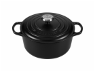 Le Creuset Signature Bräter rund 24 cm schwarz