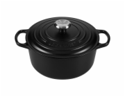 Le Creuset Signature Bräter rund 24 cm schwarz