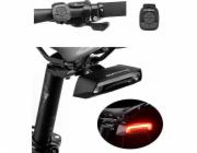 Zadní cyklistická svítilna s laserem a dálkovým ovládáním Rockbros LKWD-R1 černá
