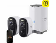 Baseus N1 2K Outdoor Camera Set of 2 (White)