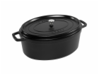 Staub La Cocotte 41cm oval schwarz, Gusseisen