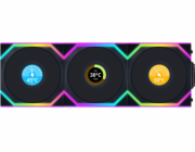 Lian Li Ventilátor UNI FAN SL Wireless LCD 120, 3 kusy, černý (12SLLCD1W3B)