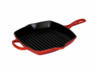 Le Creuset Grill Pan Cast Iron Square Cherry Red 26 cm