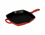 Le Creuset Grill Pan Cast Iron Square Cherry Red 26 cm