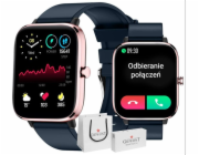 Chytré hodinky Giewont Chytré hodinky Giewont Dynamic SmartCall GW230-5 – RoseGold/Deep Ocean