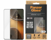 PanzerGlass - Ochrana obrazovky pro mobilní telefon - ultra široký tvar - sklo - barva rámu cerná - pro Motorola Edge 50 Ultra