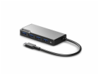 Alogic Fusion Swift USB-C 4-Port Hub Space Gray