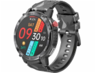 Rubicon Chytré hodinky RNCF08 Black Černohnědé