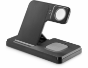 4kom.pl Dokovací stanice pro chytré hodinky/chytrý telefon Tech Pop 8018080485701, černá