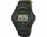 Casio Hodinky Pánské hodinky Casio W-219HB-3AVEF zelené