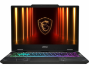 MSI Cyborg 15 B2RWFKG-038XPL Intel Core 7 240H Laptop 39,6 cm (15.6") Full HD 16 GB DDR5-SDRAM 512 GB SSD NVIDIA GeForce RTX 5060 Wi-Fi 6E (802.11ax) NoOS Černá