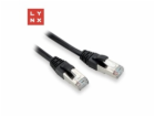 LYNX FTP patch kabel Cat5e PVC, CCA, 3m, černý