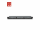 LYNX 19" patch panel  24-port, FTP Cat5e, 50µ, stíněný, č...