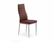 JÍDELNÍ ŽIDLE K70. HNĚDÁ. 41X50X98