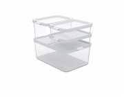 Potravinová nádoba, chladnička, 1,2 - 4,65 l, 4 ks.