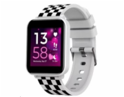 CANYON smart hodinky Joyce KW-43 WHITE, 1,54" IPS, 512MB paměť, IP67, 25 sport.režimů, 3 hry, MUSIC 