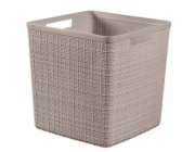 Box Curver Jute Cube 17L taupe