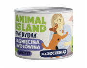 ANIMAL ISLAND Everyday Puppy Beef and lamb - vlhké krmivo pro psy - 185g