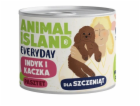 ANIMAL ISLAND Everyday Puppy Turkey and duck - vlhké krmi...