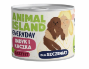 ANIMAL ISLAND Everyday Puppy Turkey and duck - vlhké krmivo pro psy - 185g