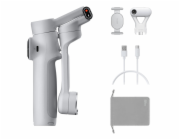 Insta360 Flow 2 AI Tracker Bundle Stabilizátor kamery chytrého telefonu Světle šedá