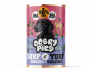 DOBRY PIES Surf & Turf Tuna and veal - vlhké krmivo pro psy - 400g