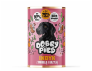 DOBRY PIES Turkey with apricot and basil - vlhké krmivo pro psy - 400g
