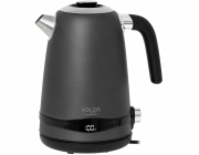 Adler AD 1295 Ocelová konvice 1,7 l saténově šedá