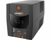 Infosec INF_661147 Záložní zdroj UPS X1+ 1300 IEC, 1300VA, 720W, 6× C13