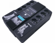 Infosec Zen-X 1000 zdroj nepřerušovaného napětí Line-interaktivní 1 kVA 600 W 8 AC zásuvky / AC zásuvek