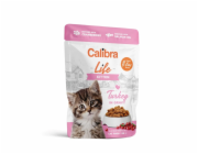 CALIBRA Cat Life Kitten Turkey in gravy - mokré krmivo pro kočky - 85g