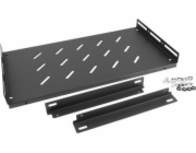 Lanberg Police pro 19palcové racky 1U 25kg černá AK-1014-B