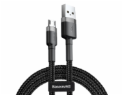 Baseus USB-A - microUSB USB kabel 1 m Černošedý (CAMKLF-BG1)