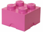 LEGO Storage Brick 4 růžová, úložný box