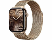 Apple Watch 10 42mm GPS+4G titanový milánský náramek zlatý/zlatý