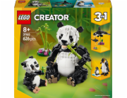 Stavebnice LEGO 31165 Creator 3 v 1 Divoká zvířata: Rodinka Panda