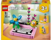 Stavebnice LEGO 31169 Creator 3 v 1 psací stroj s květinami