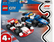 LEGO 60464 City F1 závodní auta Williams Racing a Haas F1, stavební hračka