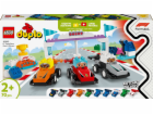 LEGO 10445 DUPLO F1 Team závodní auta se závodníky, stave...