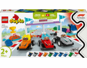 LEGO 10445 DUPLO F1 Team závodní auta se závodníky, stavebnice