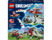 LEGO 71497 DREAMZzz Coopers Tiger-Mech und Zero s Hot Rod Auto