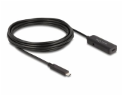 Aktivní prodlužovací kabel DeLOCK USB 3.2 Gen 2, USB-C samec > USB-C samice