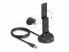 DeLOCK Wi-Fi 6E Dual Band WLAN USB adaptér AX5400 (2 x 24...