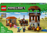 LEGO 21278 Minecraft Ein Verwüster am Plünderer-Außenposten, Konstruktionsspielzeug