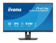 iiyama ProLite XUB3297QSNP-B1 - LED monitor - 32" (31.5" zobrazitelný) - 2560 x 1440 QHD @ 100 Hz - IPS - 350 cd/m? - 1000:1 - 1 ms - HDMI, DisplayPort, USB-C - reproduktory - cerná, matná