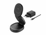 Belkin Boost Charge klappb. mag. 3-in-1 Lades. Qi2 sw. WIZ034kqBK
