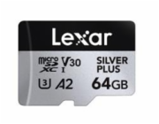 Lexar microSDXC Professional SILVER Plus UHS-I/U3/A2/4K R205/W100 (V30) 64GB