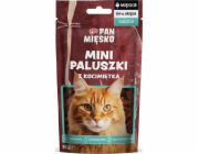 PAN MIĘSKO Mini duck sticks with catnip - pamlsek pro kočky - 50g