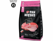 PAN MIĘSKO Veal with quail XS (puppy) - suché krmivo pro psy - 3kg